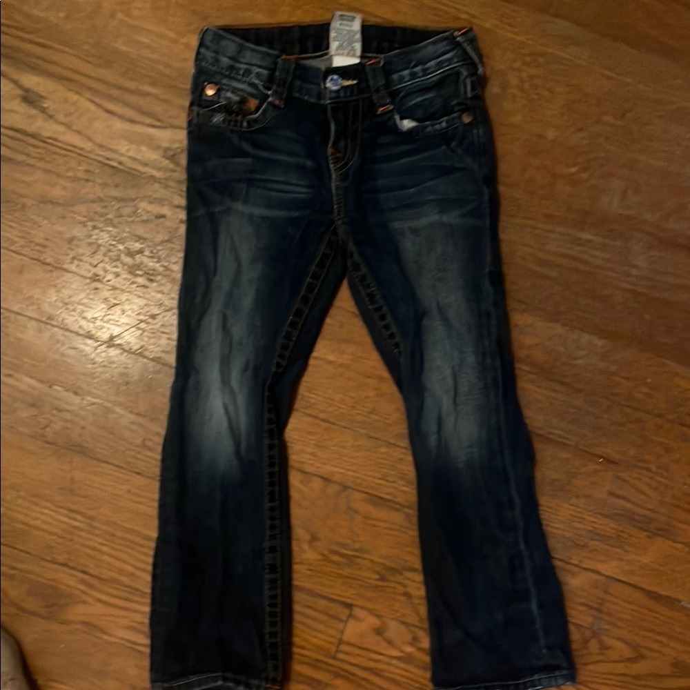 True Religion boys Dark Wash Skinny Jeans